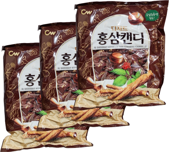 청우 디저트홍삼캔디, 900g, 3개