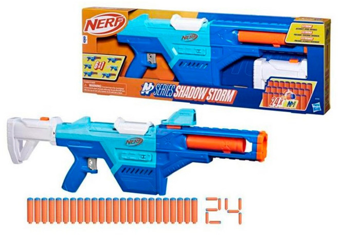 孩之寶 NERF N系列 Shadow Storm 影風暴 玩具槍, 1個