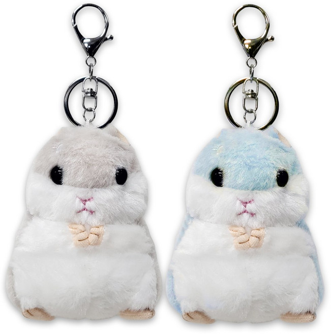 블랑플뢰르 햄스터 인형 가방 악세서리 키링 2개 묶음 세트