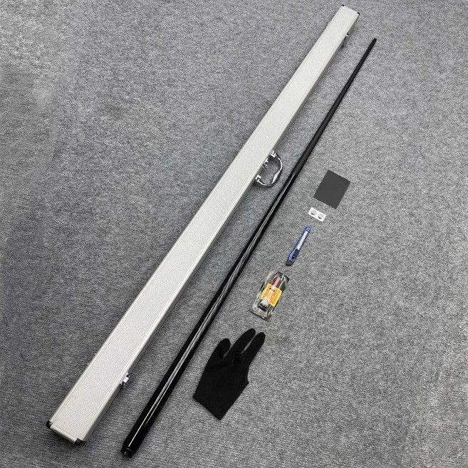 3쿠션 당구 카본 큐대 개인 큐 탄소강 상대 가성비 하대, 미들헤드 11.5mm + 실버 합금 박스, 1개