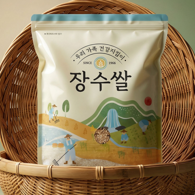 25년 국내산 혼잡 잡곡 햇 곡식 혼합칠곡미 신선 도정, 3개, 5kg