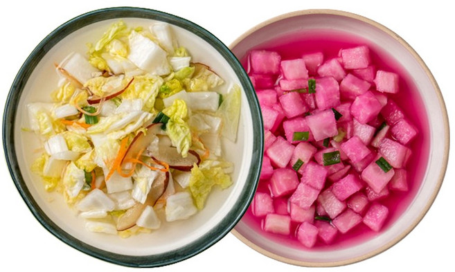 [베리쿡] 아기김치 2종 백김치+비트깍두기 세트, 비트깍두기