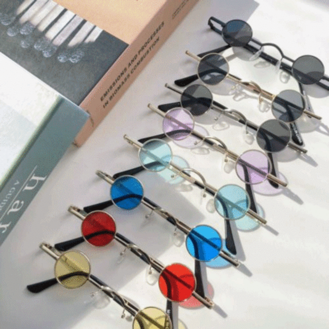 [무배 1+1할인]미니 알 사이즈 마이콜 선글라스 눈알 가리개 레옹 웃긴 선물 선그라스 안경 아이웨어