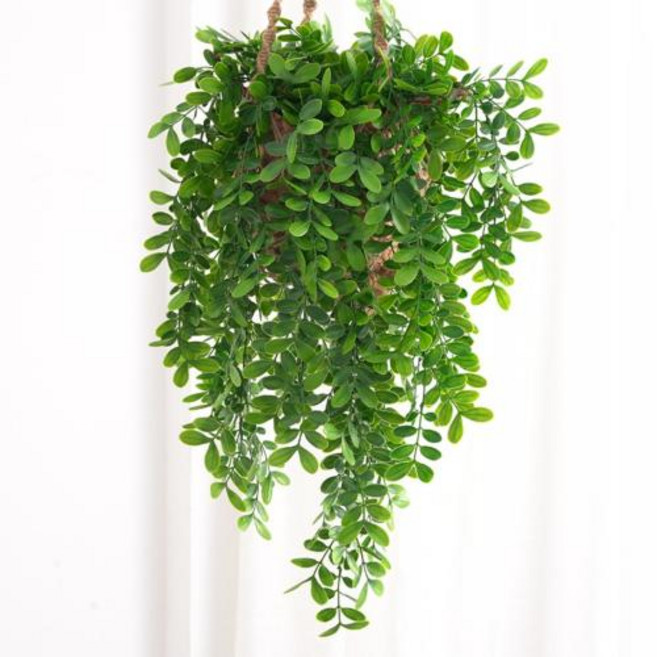 1PC 인공 아이비 식물 포도 나무 플라스틱 잎 결혼식 새해 크리스마스 장식 홈 정원 DIY 거실 벽 걸이형, 2)green