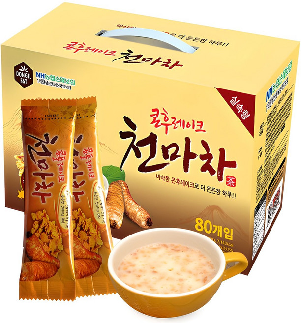 동일 콘후레이크 천마차, 20g, 80개입, 1개