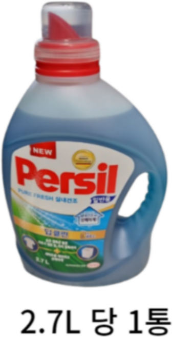 퍼실 퓨어프레쉬 9중효소 실내건조 일반용, 2.7L, 6개