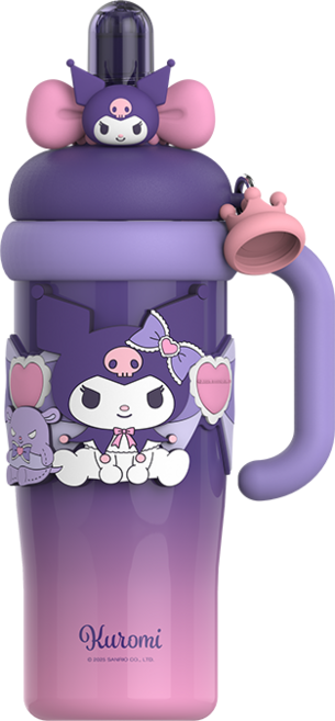 크로스 보더 산리오 뽀뽀 텀블러 960밀리리터, 1개, 960ml, 960ml 쿠로미