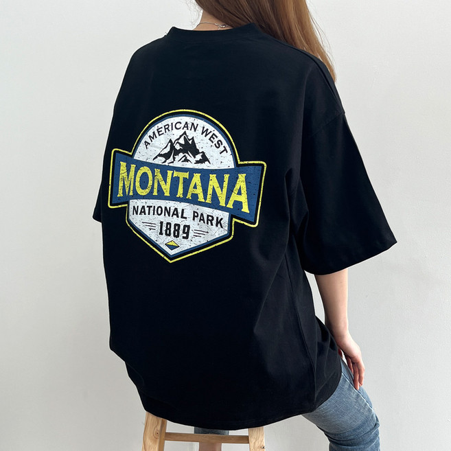 걸즈팩토리 여성용 던컨타나 라운드 반팔티셔츠