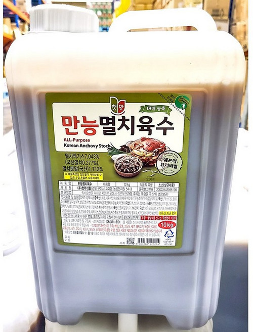 멸치육수청우 10K, 10kg, 1개