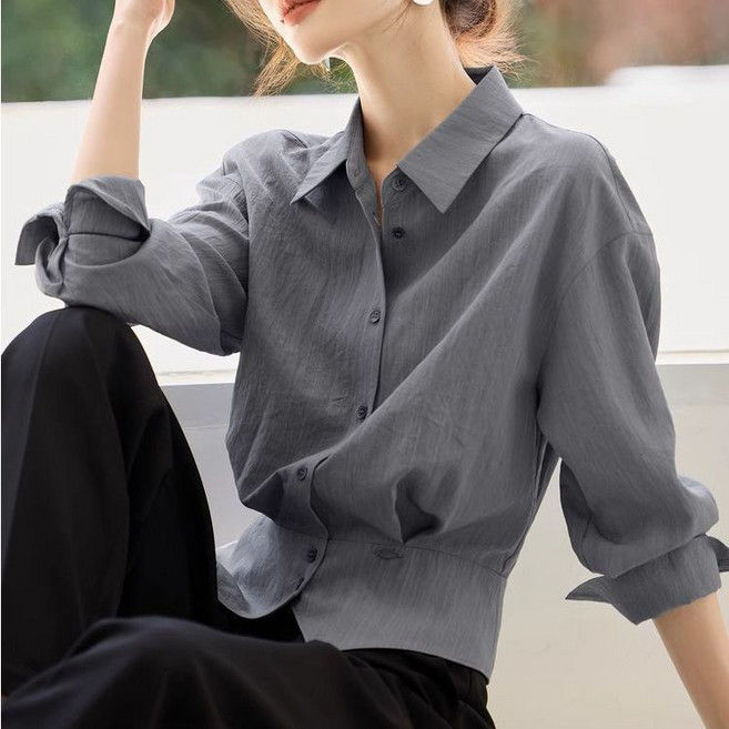 法式氣質女士襯衫