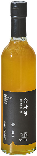 살롱드쿡 유자청, 500ml, 1개입, 1개