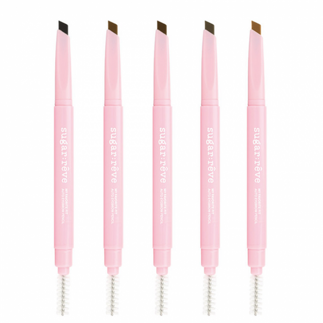 슈가레브 잘안묻어나는 아이브로우 펜슬, 3.흑갈색, 1개