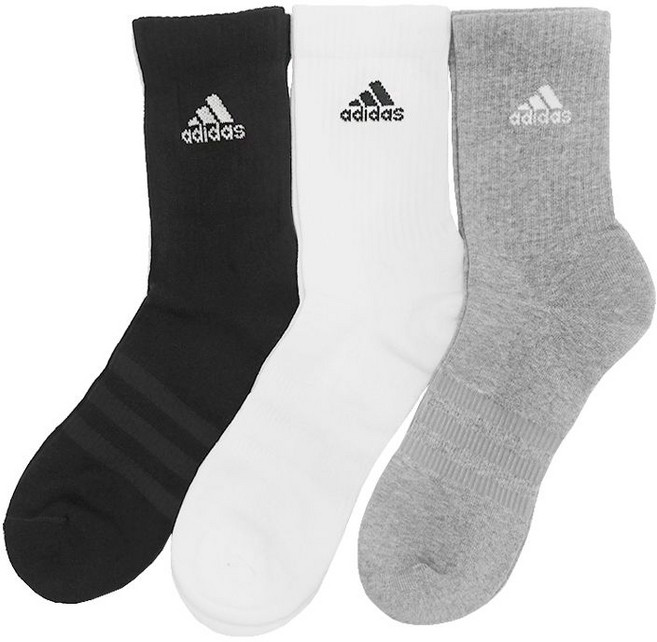 [HOT SALE] 아디다스 스포츠웨어 쿠션 크루삭스 3P IC1311 남녀공용 스포츠 양말