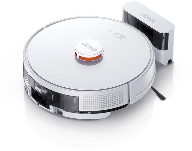 JONR 물걸레 로봇청소기 앱연동 충전식 진공청소기 P1, KR, 화이트 KR 플러그, 1개