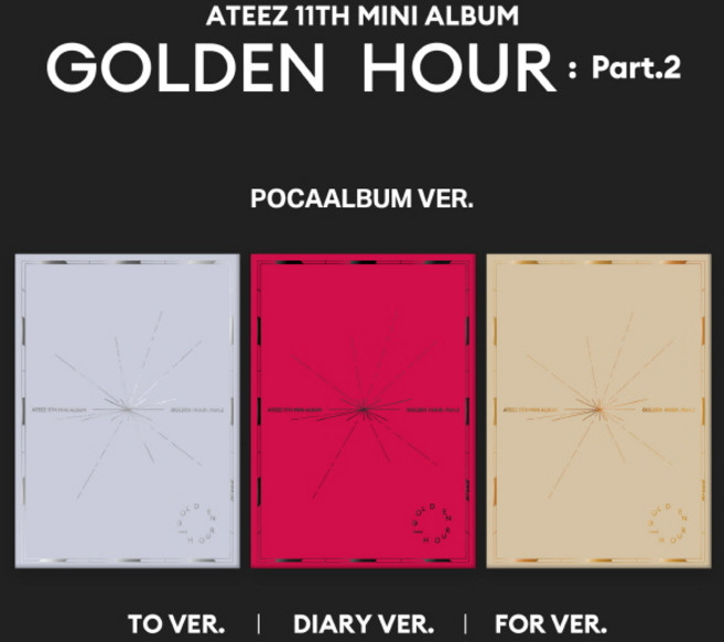 에이티즈 (ATEEZ) / GOLDEN HOUR : Part.2 미니앨범 11집 POCAALBUM VER (버전선택/CD아님/S91350U), For 골드포카