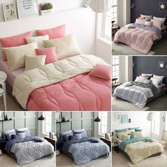 라이크홈 따듯한 항균 소프트라떼 극세사 차렵이불 SS