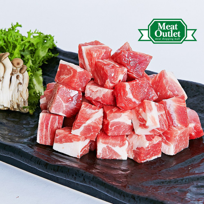 미트아울렛 신선 왕목살(목전지) 국거리용 500g, 1개