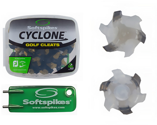 [소프트 스파이크 정품] 싸이클론 FT타입 골프화징 (렌치증정) 18개입 풋조이 아디다스 나이키 등 호환, FT_싸이클론, 1개, 아이스