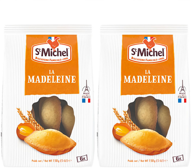 생미쉘 마들렝 개별포장, 150g, 2개
