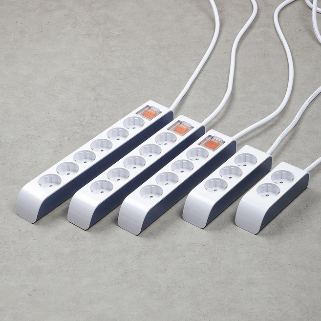 국내제조 KS인증 하이탭 일반형 멀티탭 탈부착이 쉬은 고리형 플러그, 1개