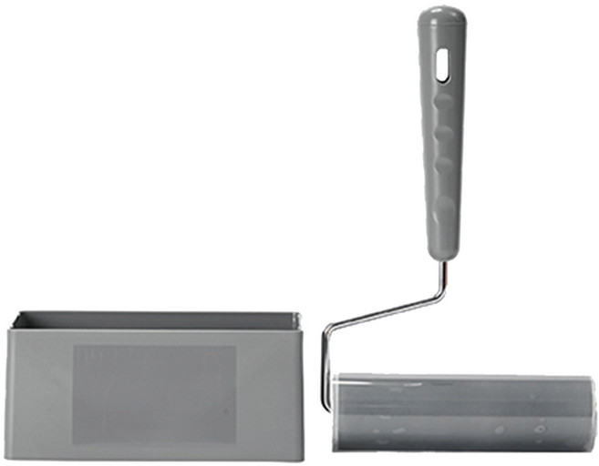 스네일픽스 반영구 롤크리너 돌돌이 클리너 모노톤 애디션 핸들형 그레이, 1개