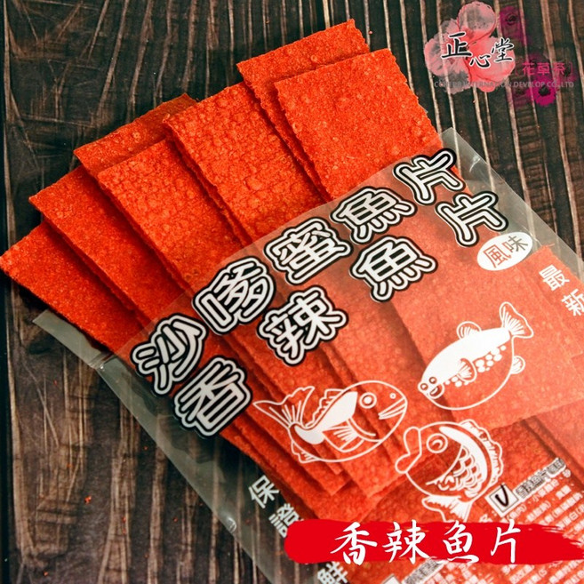 大豬公 懷舊古早味零食 魚片系列 韓國烤肉 香香棒 蜜汁鮭魚燒芝麻魚片, 1個, 香辣魚片 100克±5