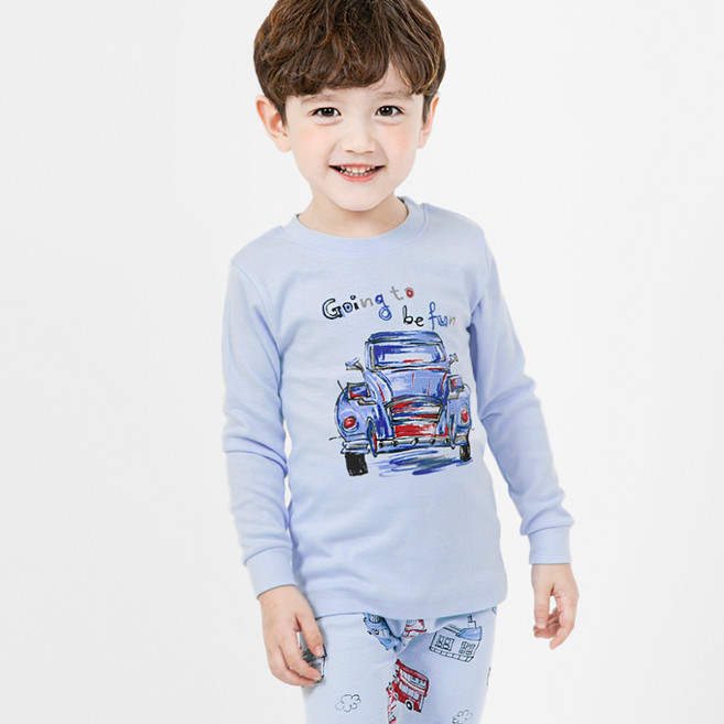 멜리스 국내생산 블루카 30수후라이스 상하세트