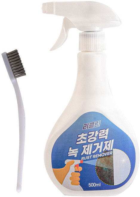 리클린 초강력 녹 제거제 500ml + 철 브러쉬, 1개