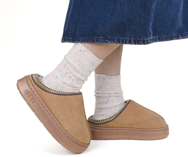 네이쳐솔 nature sole 여성 코지 팝 털 슬리퍼