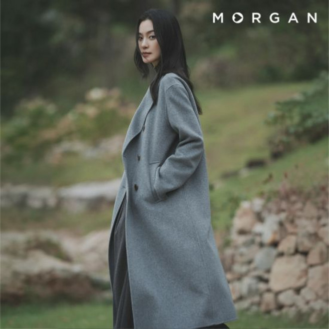 4위 - 모르간 26FW 시그니처 울 캐시미어 핸드메이드 더블코트