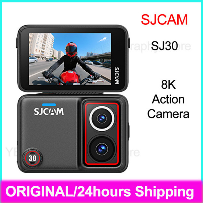 SJCAM SJ30 8K 액션 카메라 2.5 플립 터치스크린 20fps 비디오 야간 렌즈 무선 마이크용 방수 손떨림 방지 카메라, [01] 옵션1, 1