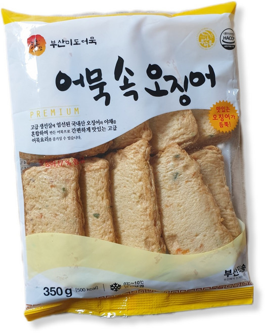 부산어묵 어묵속오징어 350g 미도어묵 10개입, 1개