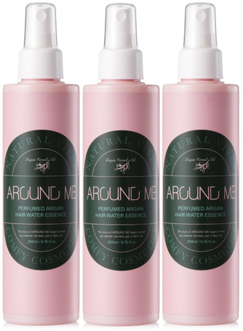 어라운드미 퍼퓸드 아르간 헤어 워터 에센스, 3개, 200ml