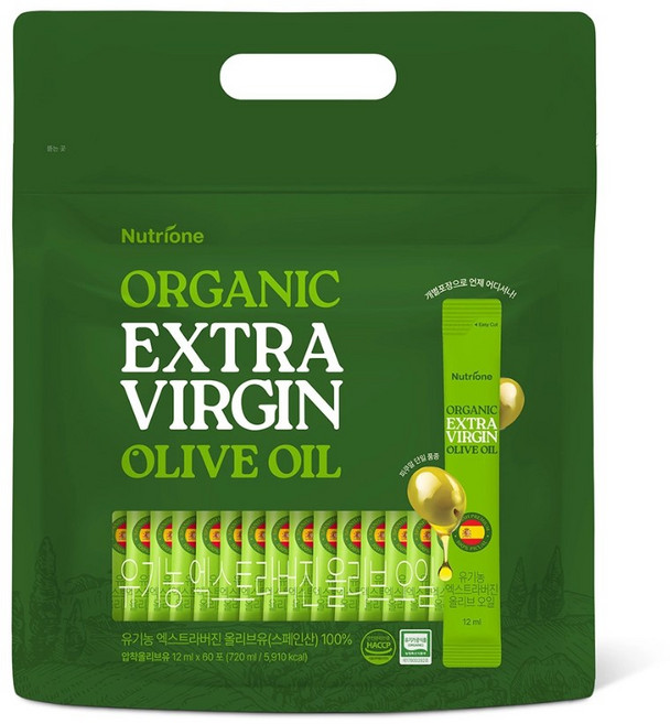 뉴트리원유기농엑스트라버진올리브유 스틱, 12ml, 60개