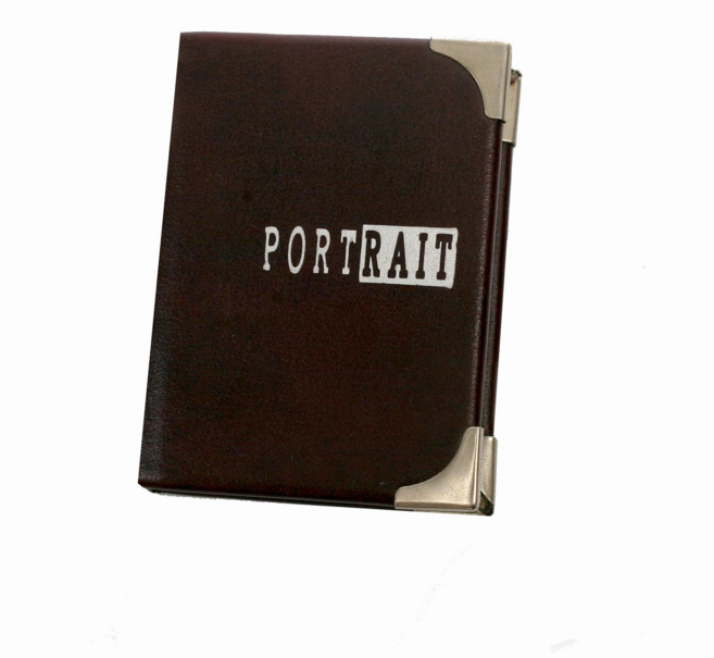 고급가죽 미니앨범 (사진인화 포함), 브라운