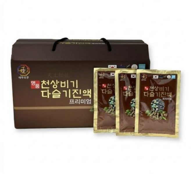 천상비기 다슬기 진액 프리미엄 가마솥 중탕 국산 다슬기즙 건강즙 선물세트, 30개, 70ml