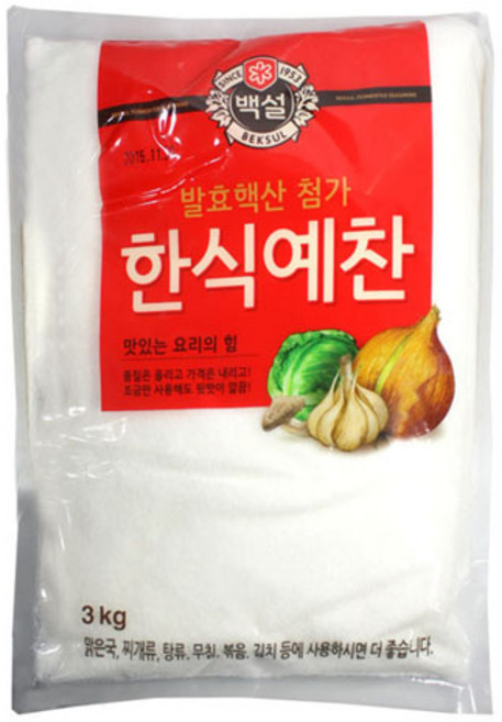 [CJ제일제당] 한식예찬 (백설 3K), 3kg, 1개
