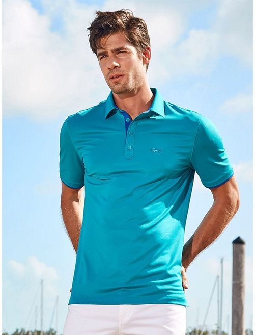 그렉노먼 남성 폴리스판 셔츠스타일 카라넥 반팔티셔츠 더콰이즈 HMG18-TS205