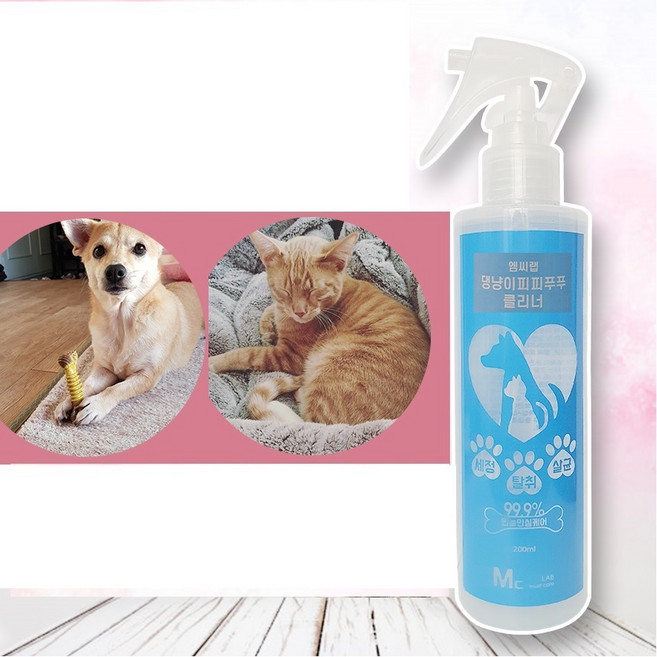 엠씨랩 댕냥이 세정탈취제 살균 냄새제거제 반려동물세정제 하수구 주방냄새제거 반려동물용품, 1개