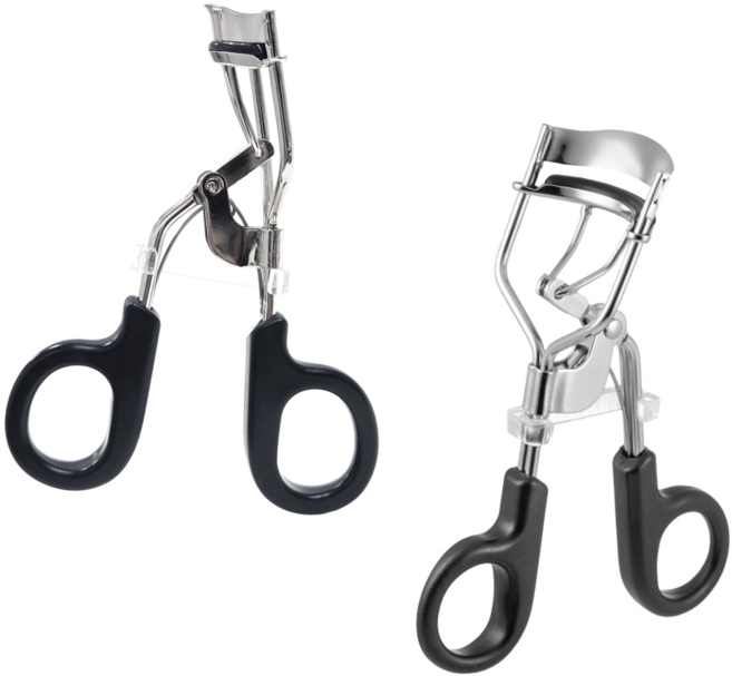 속눈썹뷰러 Ssok 쏙 속눈썹 아이래쉬 컬러 뷰러, 2개, 메탈/블랙