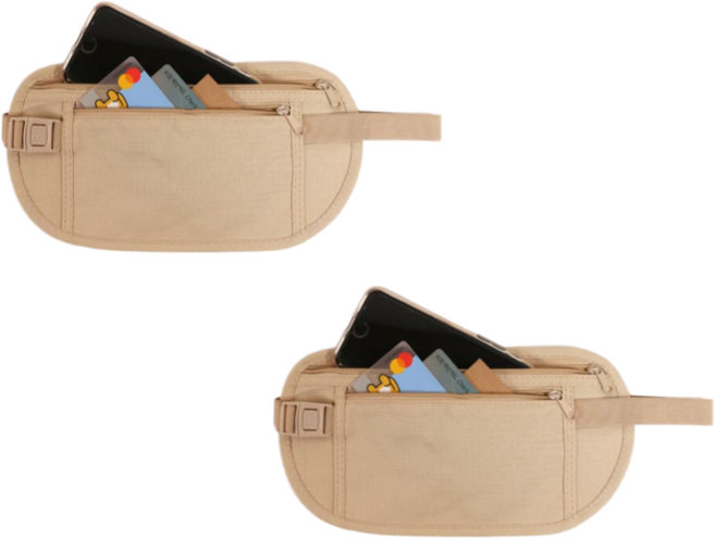 팩클리 해외여행준비물 여행용복대 힙색 2개세트