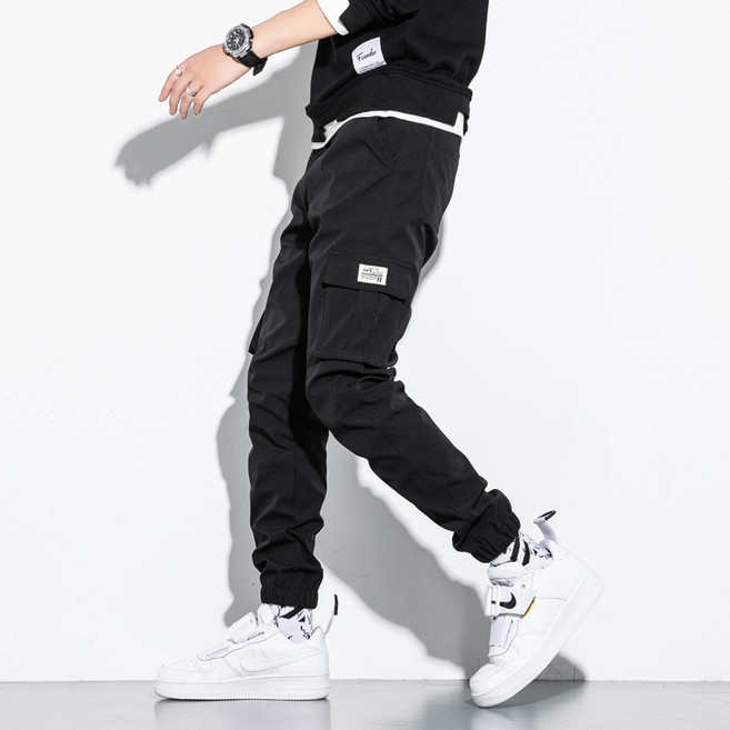 男款軍裝迷彩工裝褲 縮口長褲