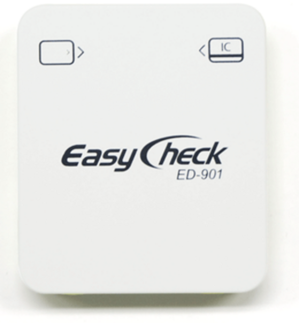 [배달대행사 기기만구매]초소형휴대용무선무선카드단말기 이지체크기 ED-982 소상공인전용 휴대용카드단말기 배달용카드결재기 통신비 월비용없슴 삼성페이결재가능, ED-901, 1개