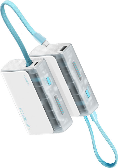 CUKTECH 10000mAh 充電寶, 冰川白(保固7天), LPB100