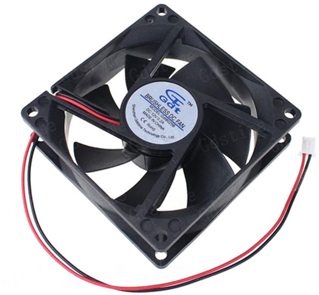 쿨러80mm 쿨링팬 공냉식냉각 펠티어 열전소자 2핀 FAN, O9010. 쿨러-80mm, 1개