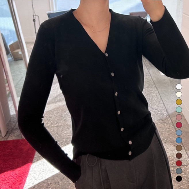 자체제작 더잘 데일리 여성 니트 가디건 13가지 색상