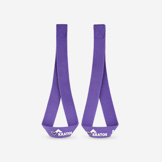 크라토스 역도 리프팅 헬스 크로스핏 스트랩 코리안 바이올렛, 1세트