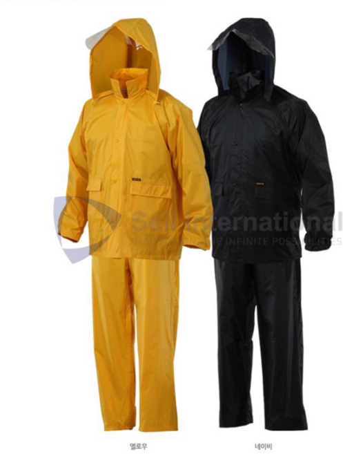 제비표 우비 상하세트 빅사이즈우비 라이더우비 레인코트 코트형, SI-112, 2XL, 곤색, 1개