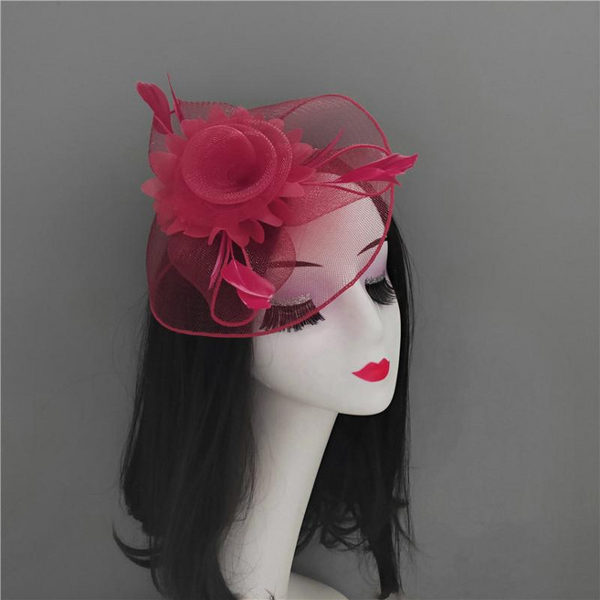 댄스 헤어장식 베일 모자 아랑 장구 고고 머리핀 악세사리 공연 장신구 화려한