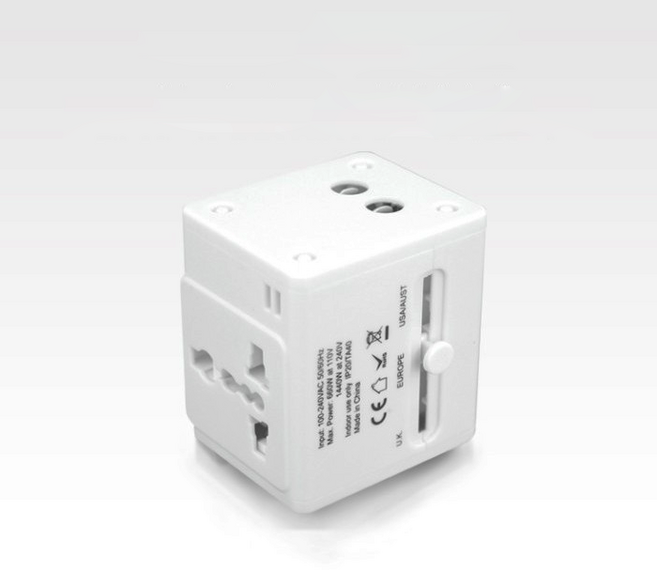 투어테크 해외여행용 멀티 어댑터 JY-159W 화이트, 1개
